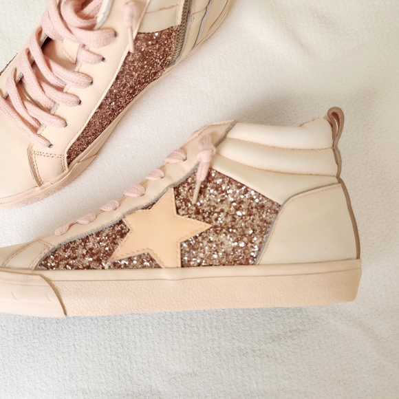 NEW VINTAGE HAVANA alexis High Top Sneakers in beige - Picture 2 of 10